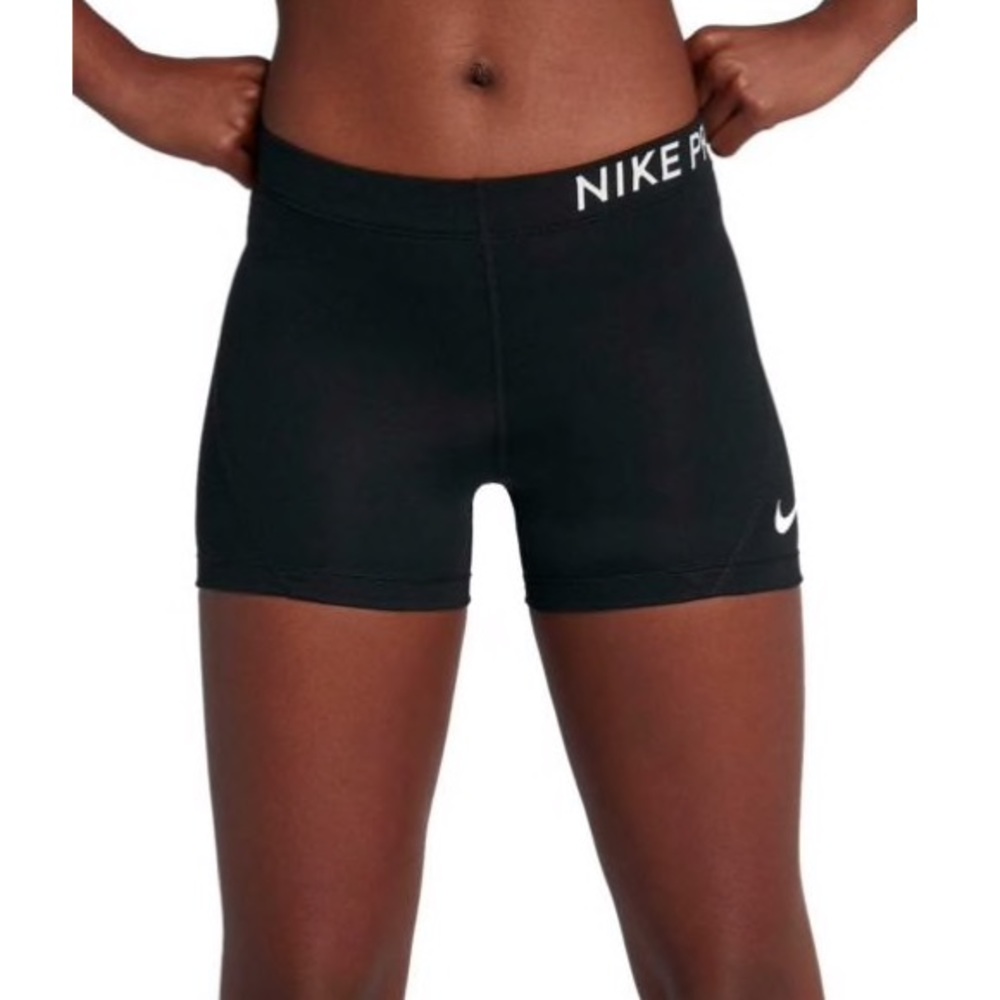 Black nike pro shorts
